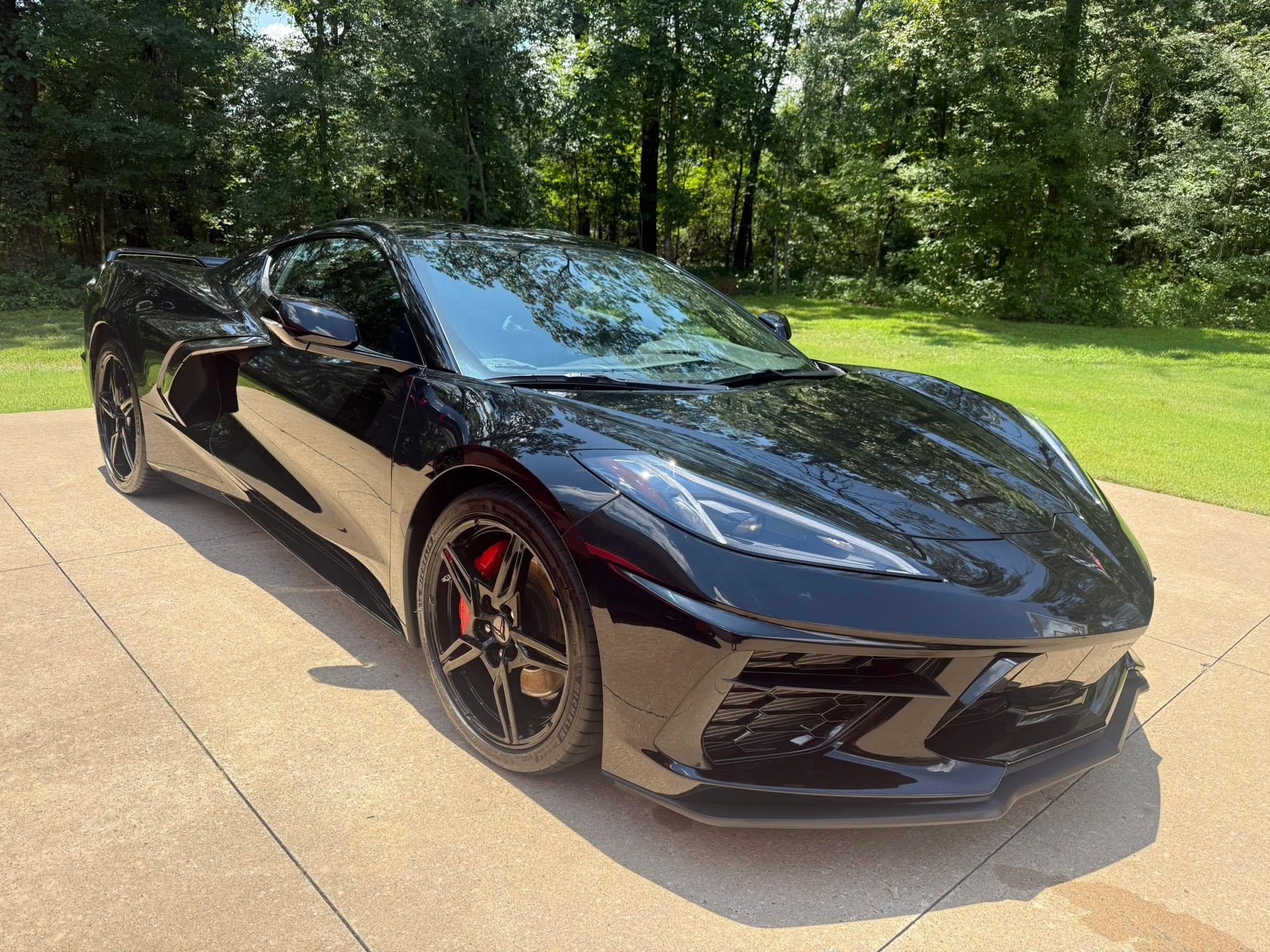 Obsidian Black C8 Corvette